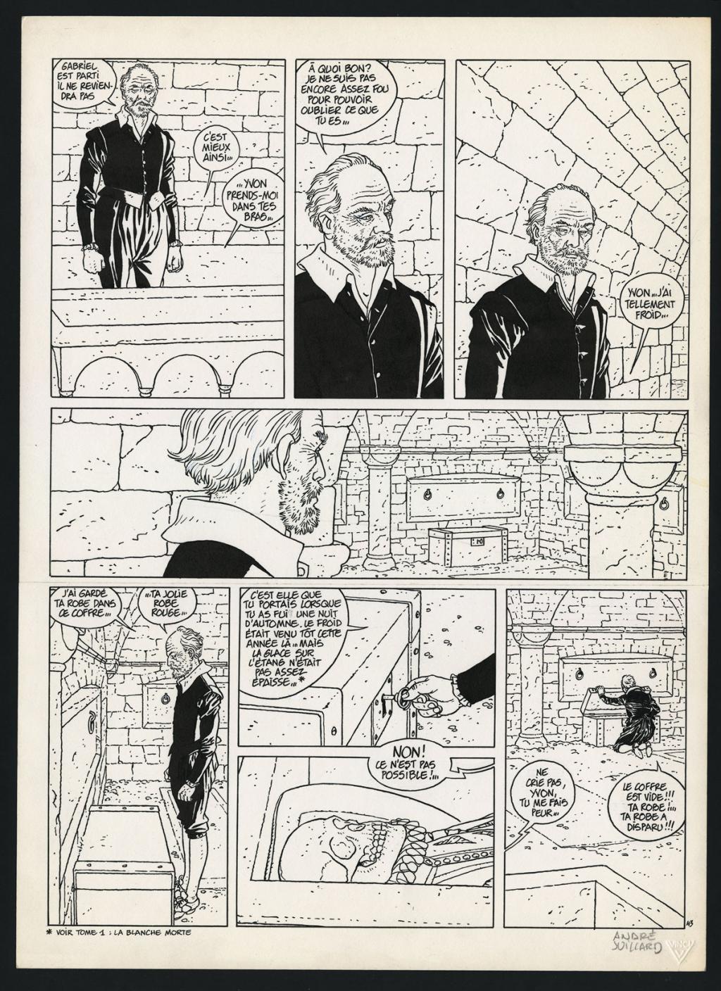 Planche originale n°43 - André Juillard - Encre de Chine sur papier - 6232