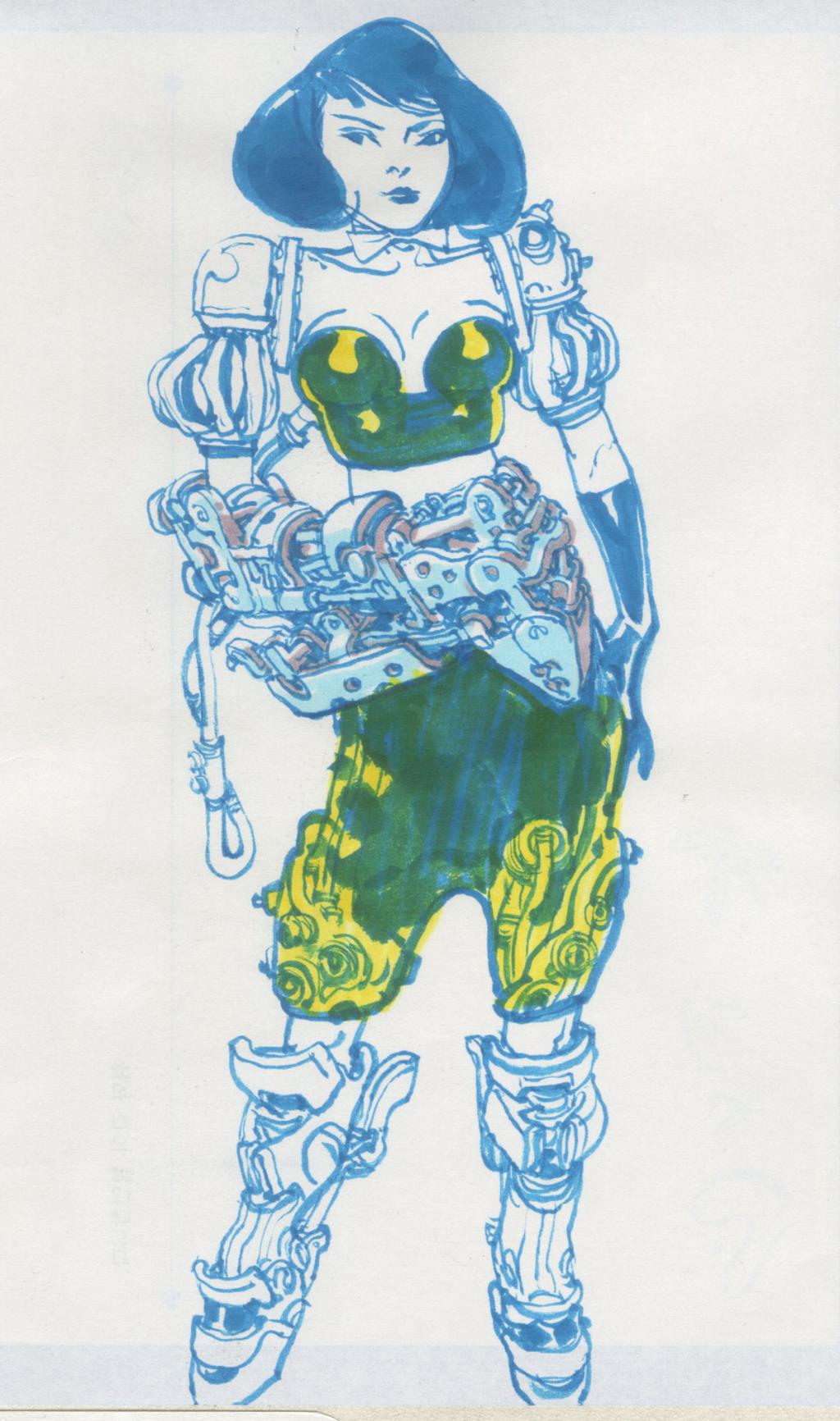 Illustration originale - Kim Jung Gi - Encres de couleur sur papier - 4800