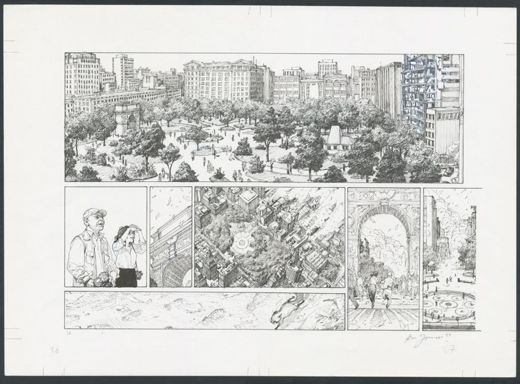 Planche originale - Kim Jung Gi - Encre de Chine sur papier - 4788