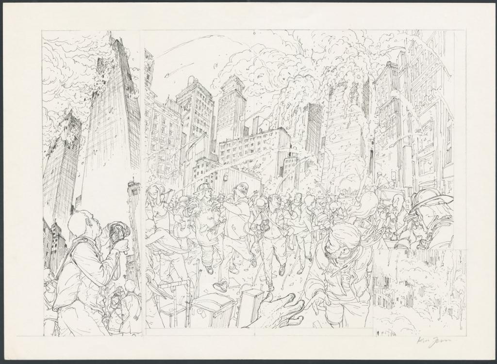 Planche originale - Kim Jung Gi - Encre de Chine sur papier - 4789