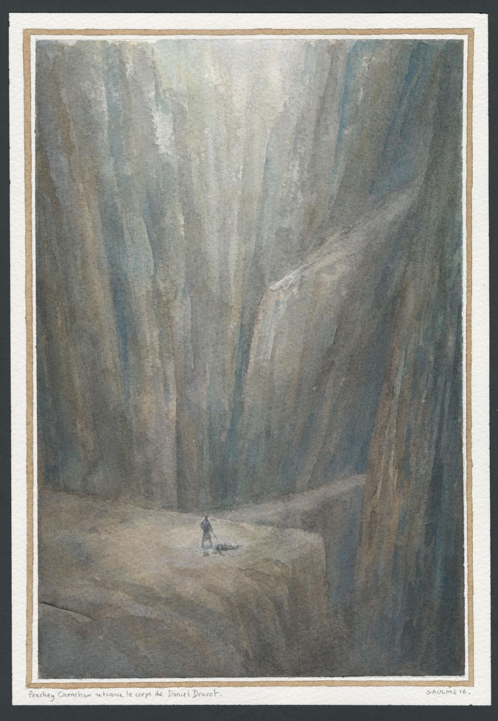 Illustration originale
pour l'édition luxe de l'album : "L'Homme qui voulut être roi" de Rudyard Kipling - Armel Gaulme - Aquarelle sur papier - 4830