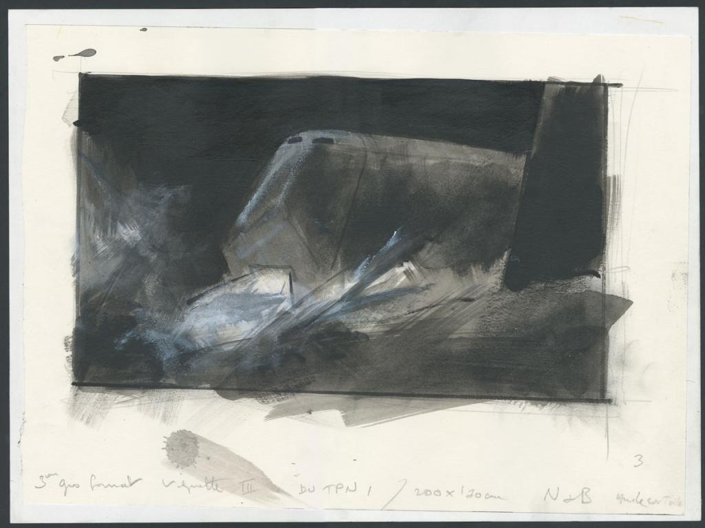 Illustration originale réalisée en 2016 pour le film de Bong Joon-Ho - Jean-Marc Rochette - Huile sur papier - 5158