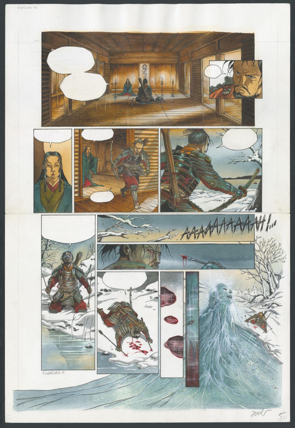 Planche originale - Jung - Technique mixte - 4848