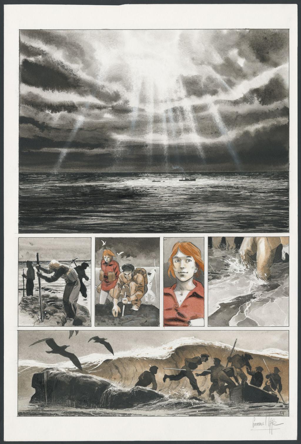 Planche originale 
N° 54 - Emmanuel Lepage - Aquarelle sur papier - 4874