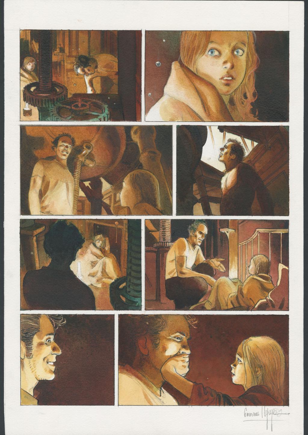 Planche Originale
n°29 - Emmanuel Lepage - Encre de Chine et aquarelle sur papier - 4668