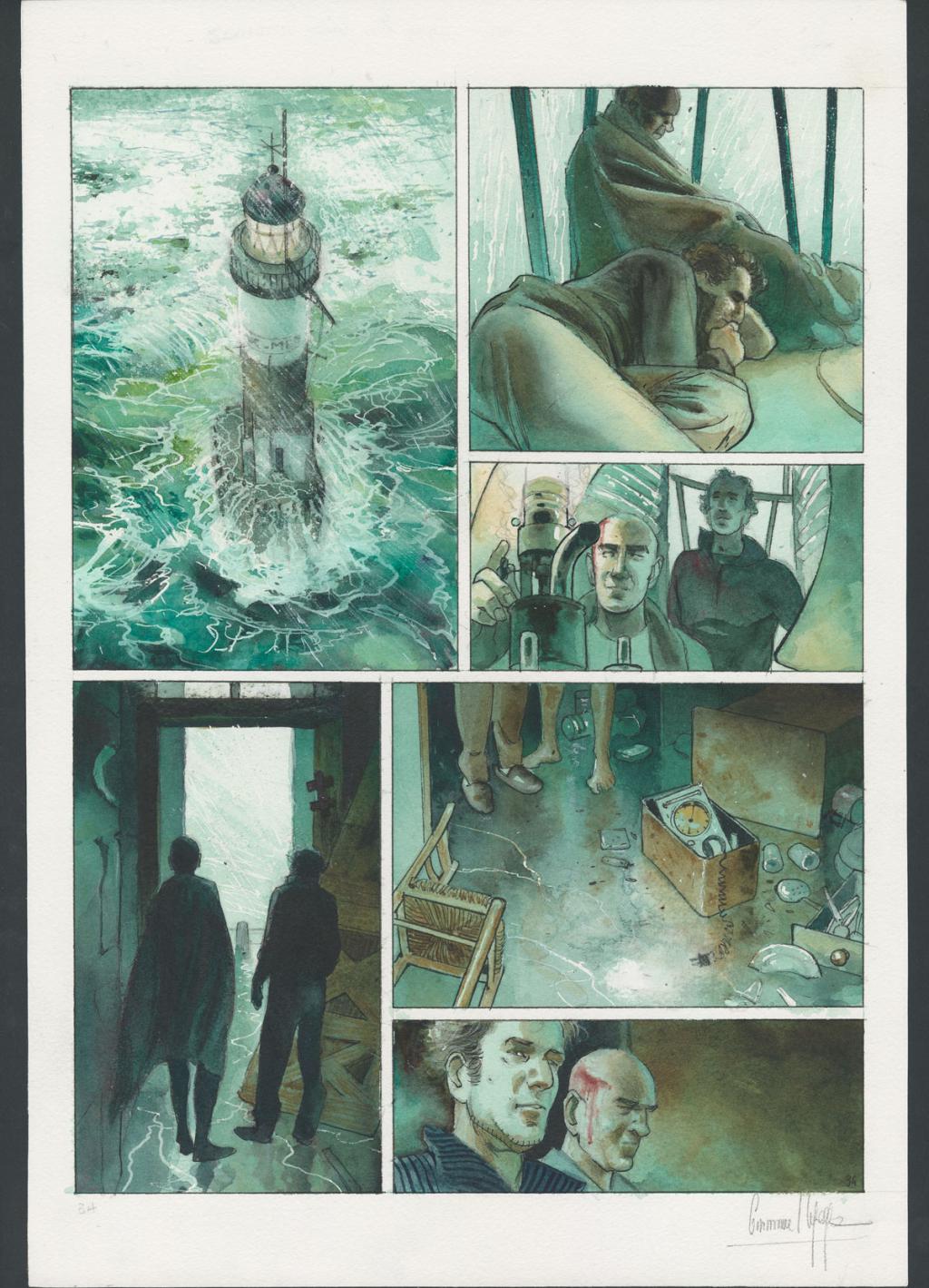 Planche originale
n°34 - Emmanuel Lepage - Encre de Chine et aquarelle sur papier - 4670