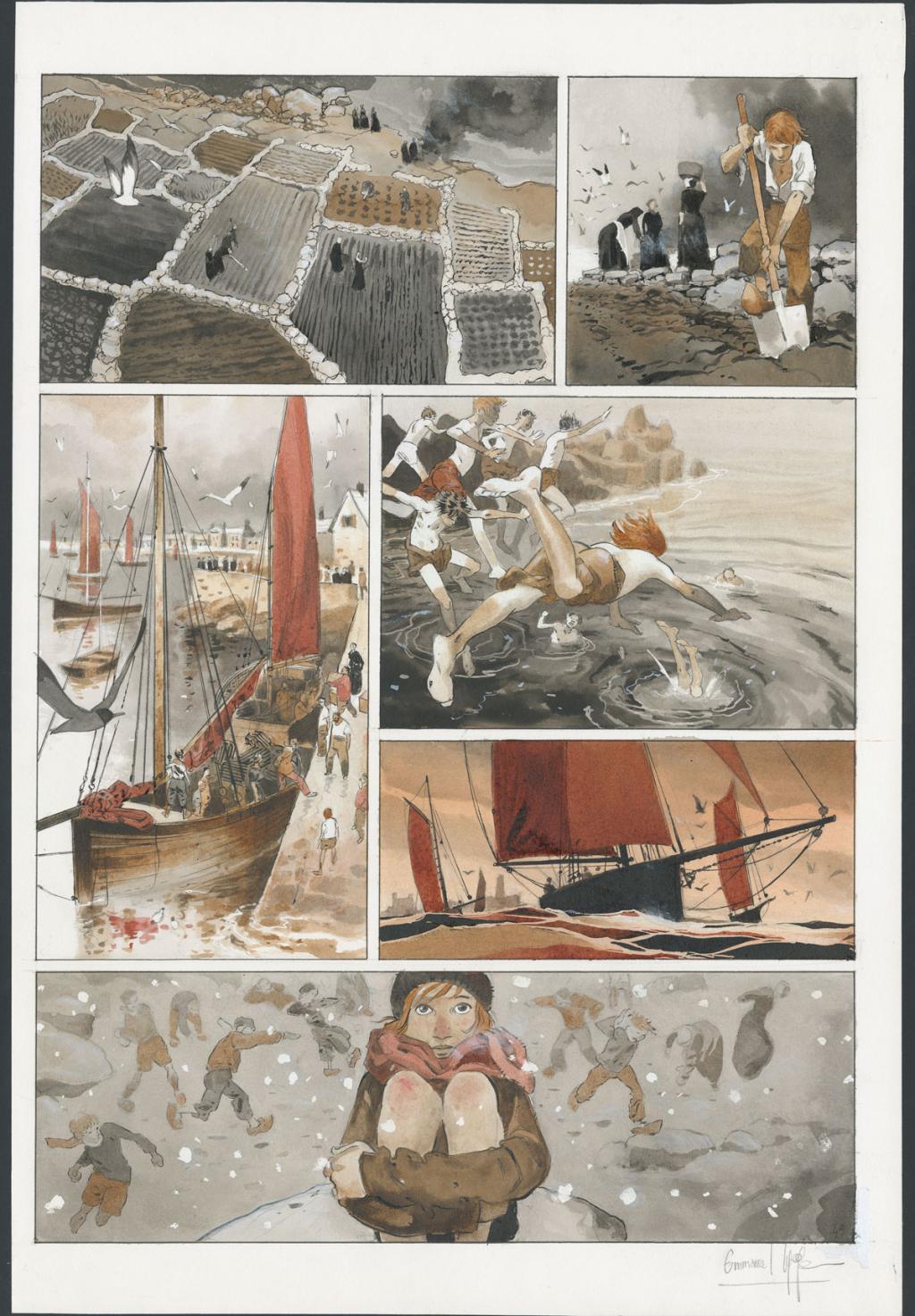 Planche originale
n°43 - Emmanuel Lepage - Encre de Chine et aquarelle sur papier - 4871