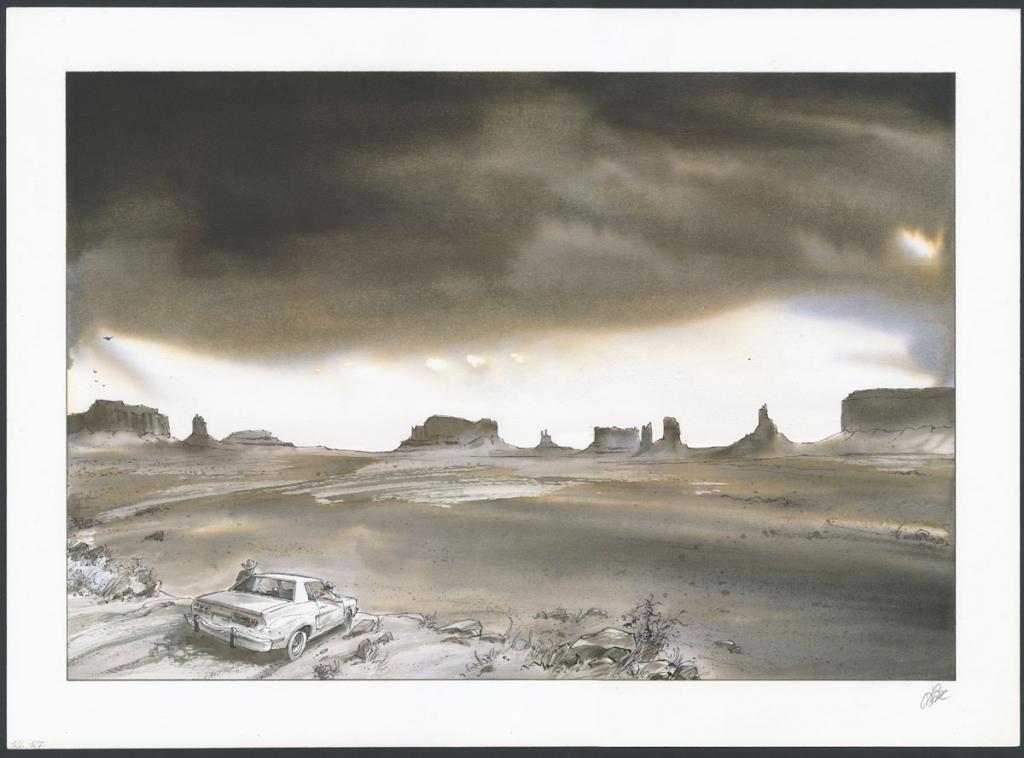 Double planche originale n°126 et 127 - Christian Lax - Encre de Chine et lavis sur papier - 4763