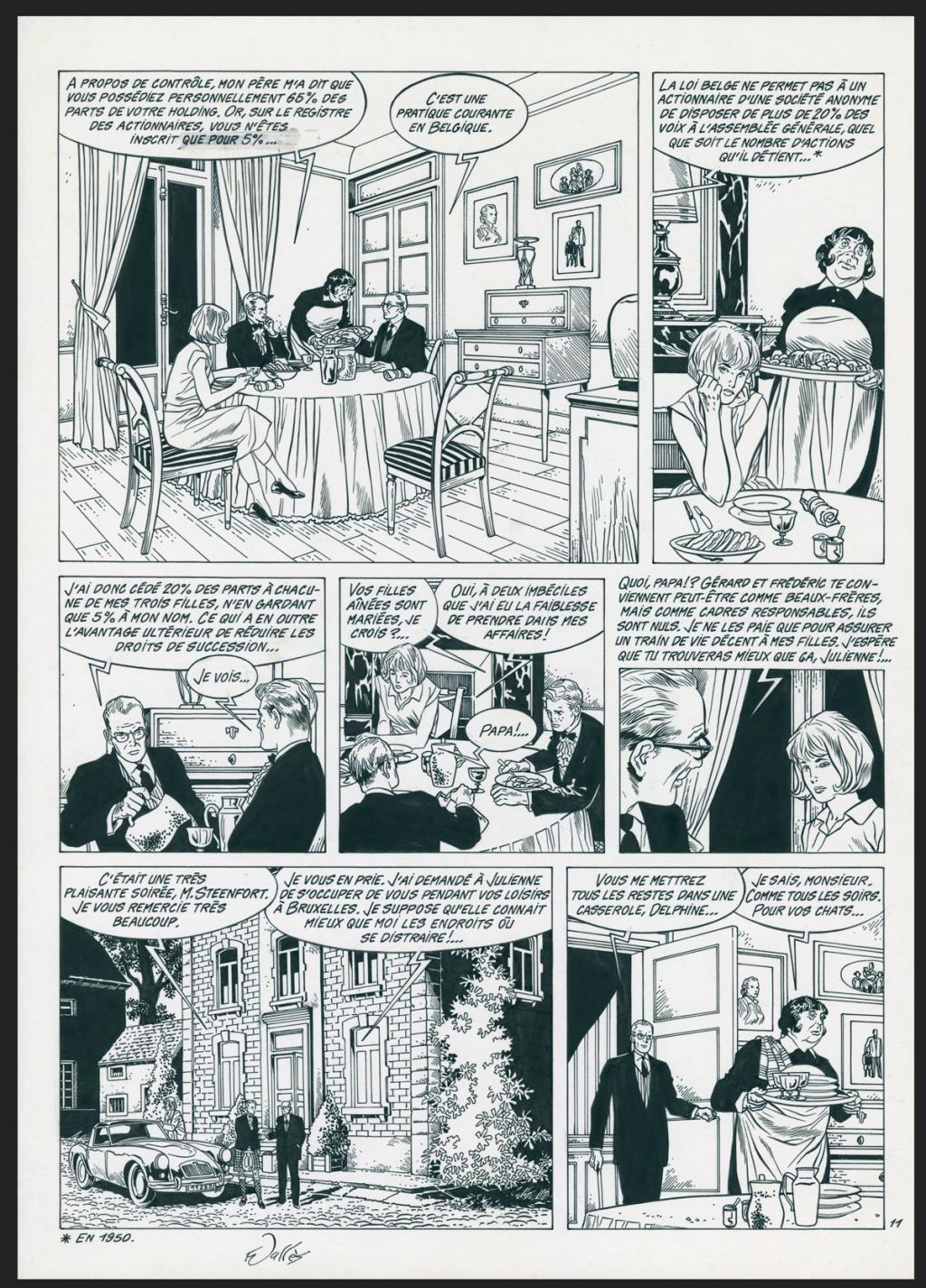 Planche originale n°11 - Francis Vallès - Encre de Chine sur papier - 5594