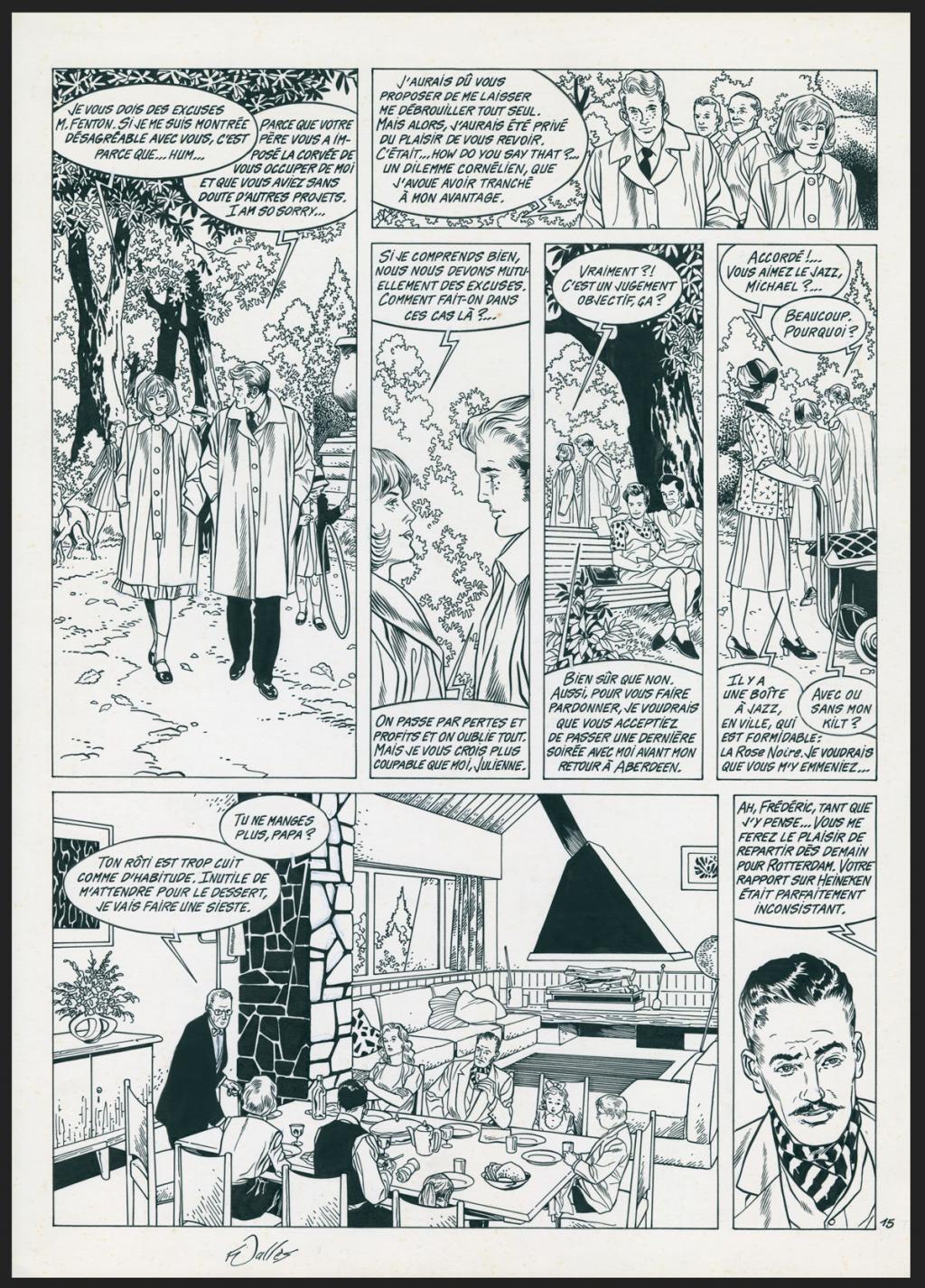 Planche originale n°15 - Francis Vallès - Encre de Chine sur papier - 4389