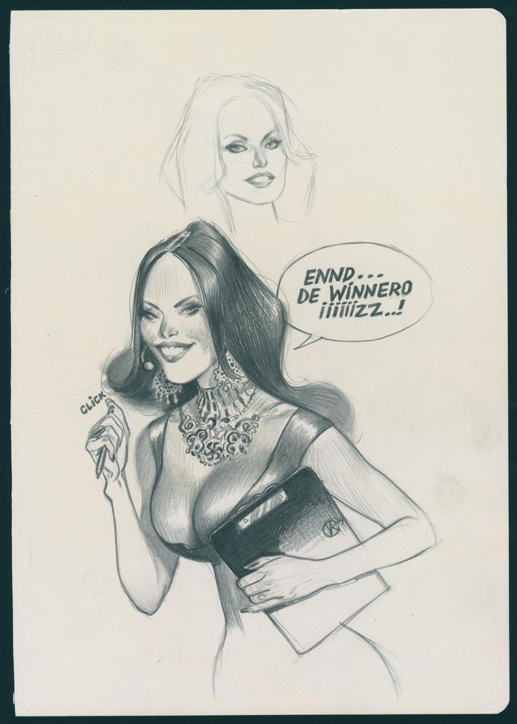 Illustration originale - Viktor Kalvachev - Mine de plomb sur papier - 4594