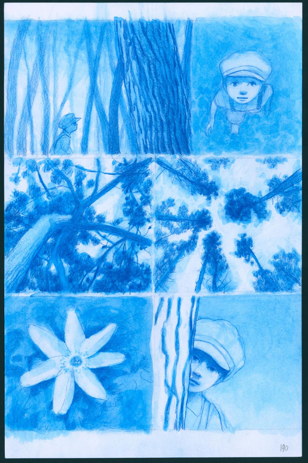 Planche originale
N° 190 - Gaetan Nocq - Acrylique et crayons de couleur - 4588