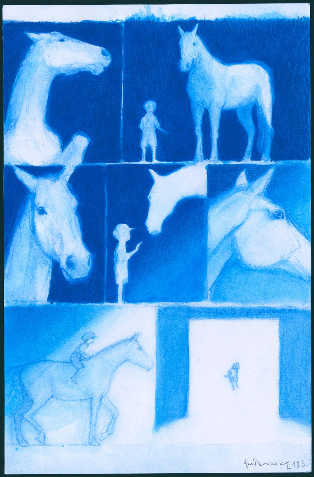 Planche originale
N° 193 - Gaetan Nocq - Acrylique et crayons de couleur - 4914