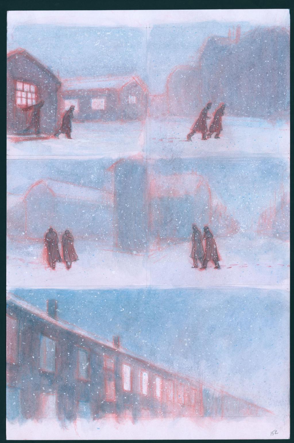 Planche originale
N° 152 - Gaetan Nocq - Acrylique et crayons de couleur - 4586