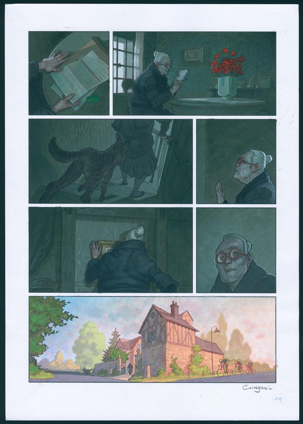 Planche originale N°15 - Didier Cassegrain - Technique mixte - 4584