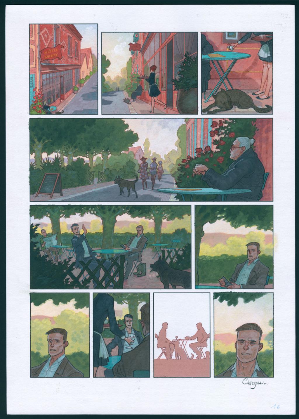 Planche originale N°16 - Didier Cassegrain - Technique mixte - 4583