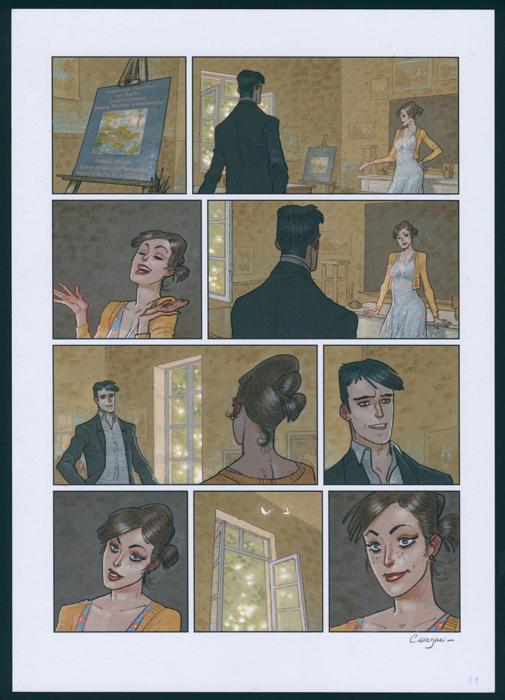 Planche originale N°21 - Didier Cassegrain - Technique mixte - 5636