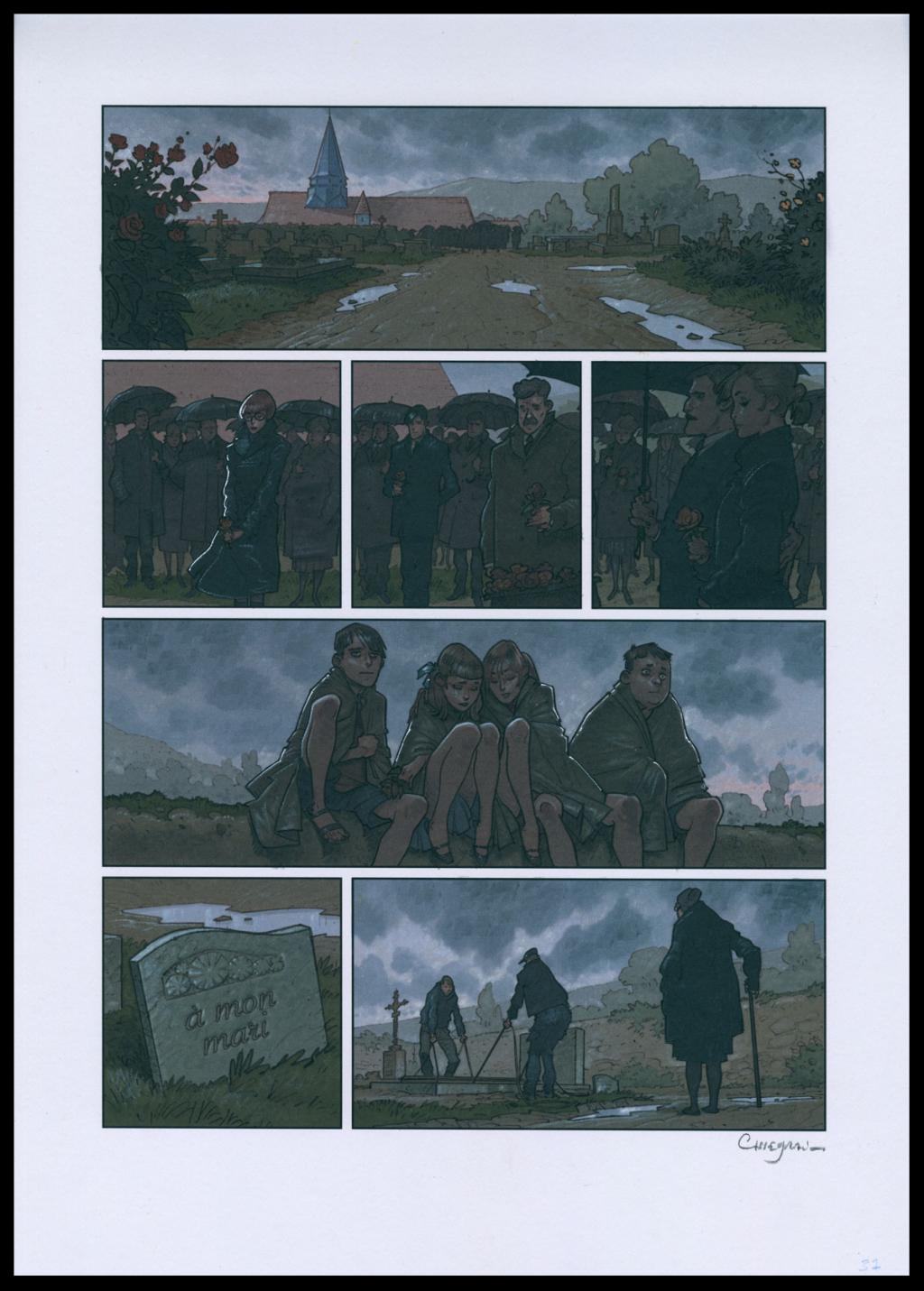 Planche originale N°37 - Didier Cassegrain - Technique mixte - 4582