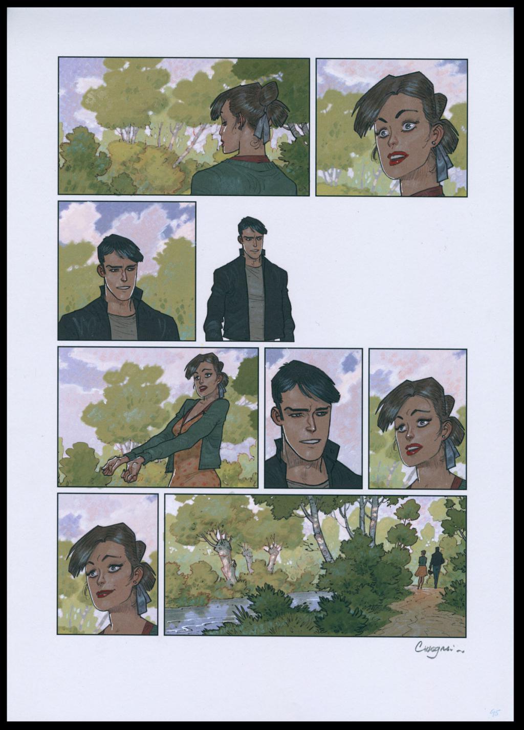 Planche originale N°45 - Didier Cassegrain - Technique mixte - 4581