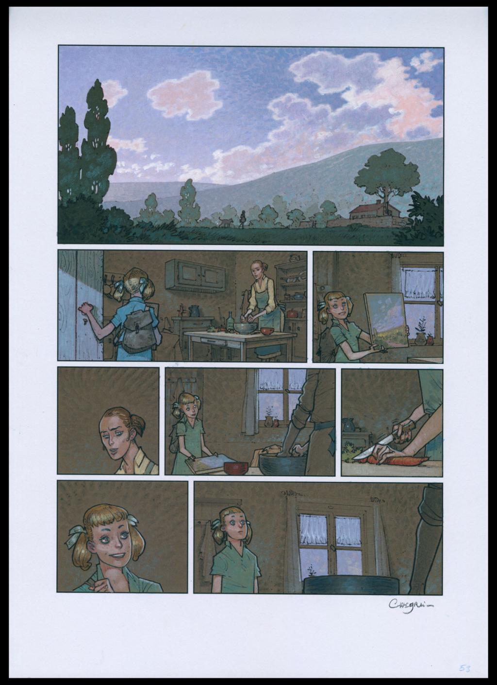 Planche originale N°53 - Didier Cassegrain - Technique mixte - 4579