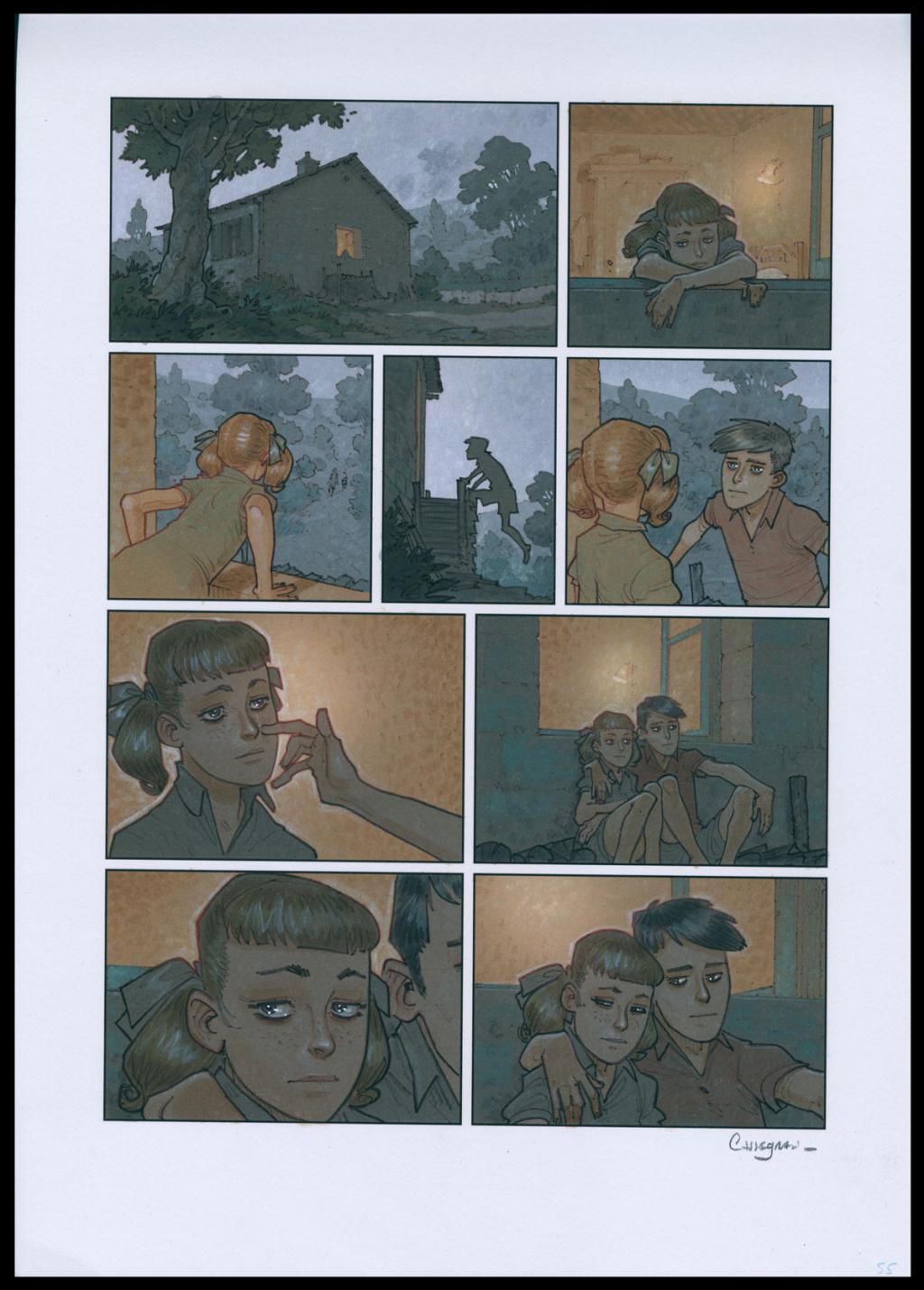 Planche originale N°55 - Didier Cassegrain - Technique mixte - 4577