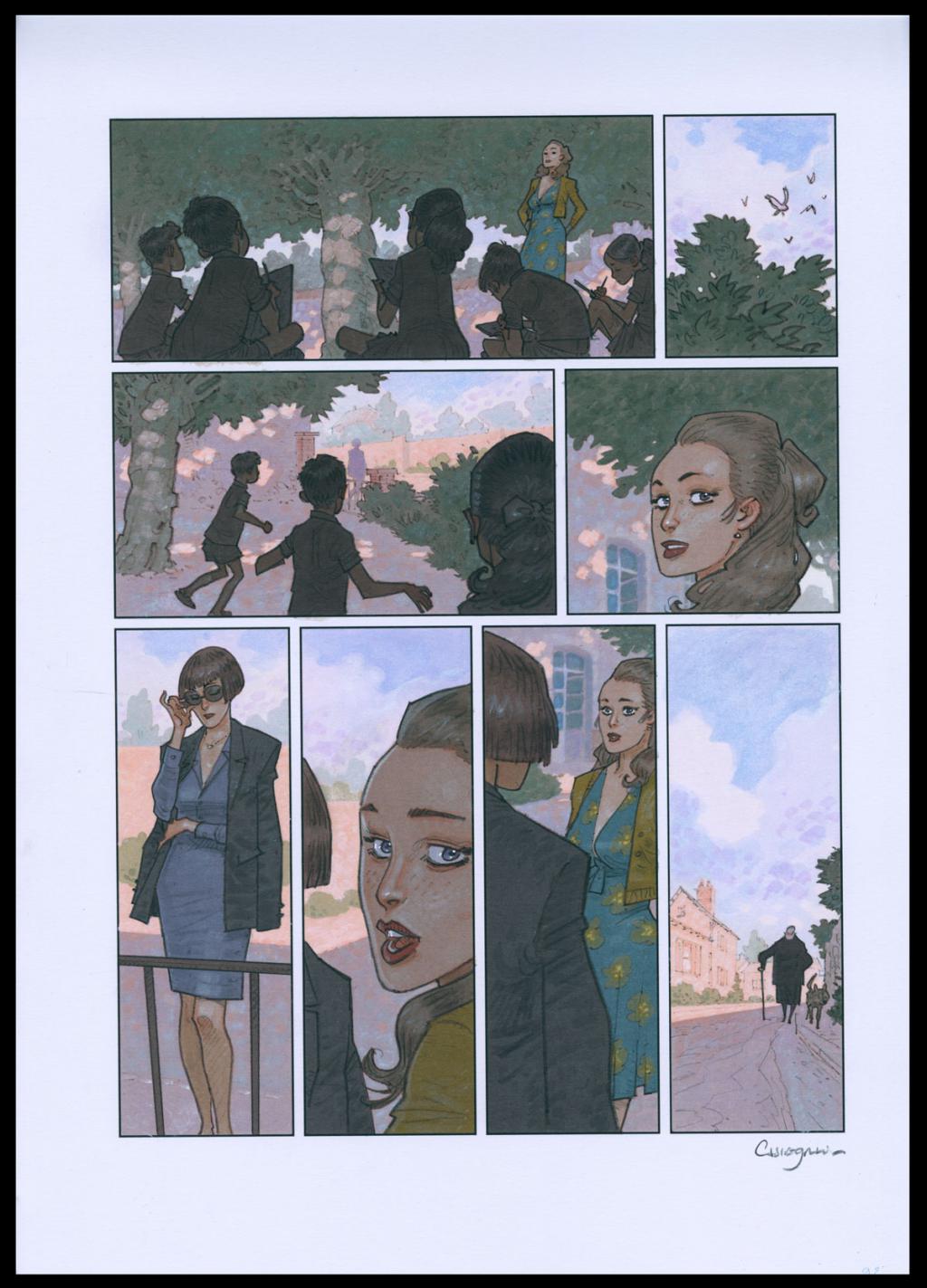 Planche originale N°92 - Didier Cassegrain - Technique mixte - 4575