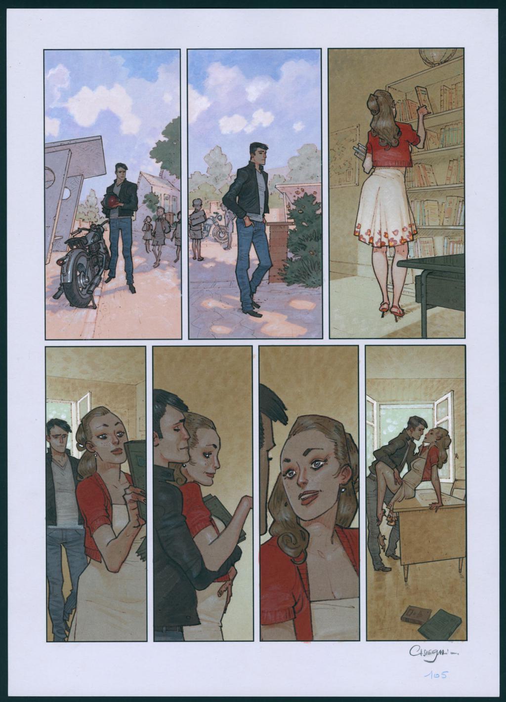 Planche originale N°105 - Didier Cassegrain - Technique mixte - 5635