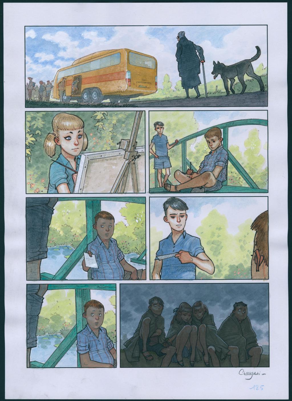 Planche originale N°125 - Didier Cassegrain - Technique mixte - 4573