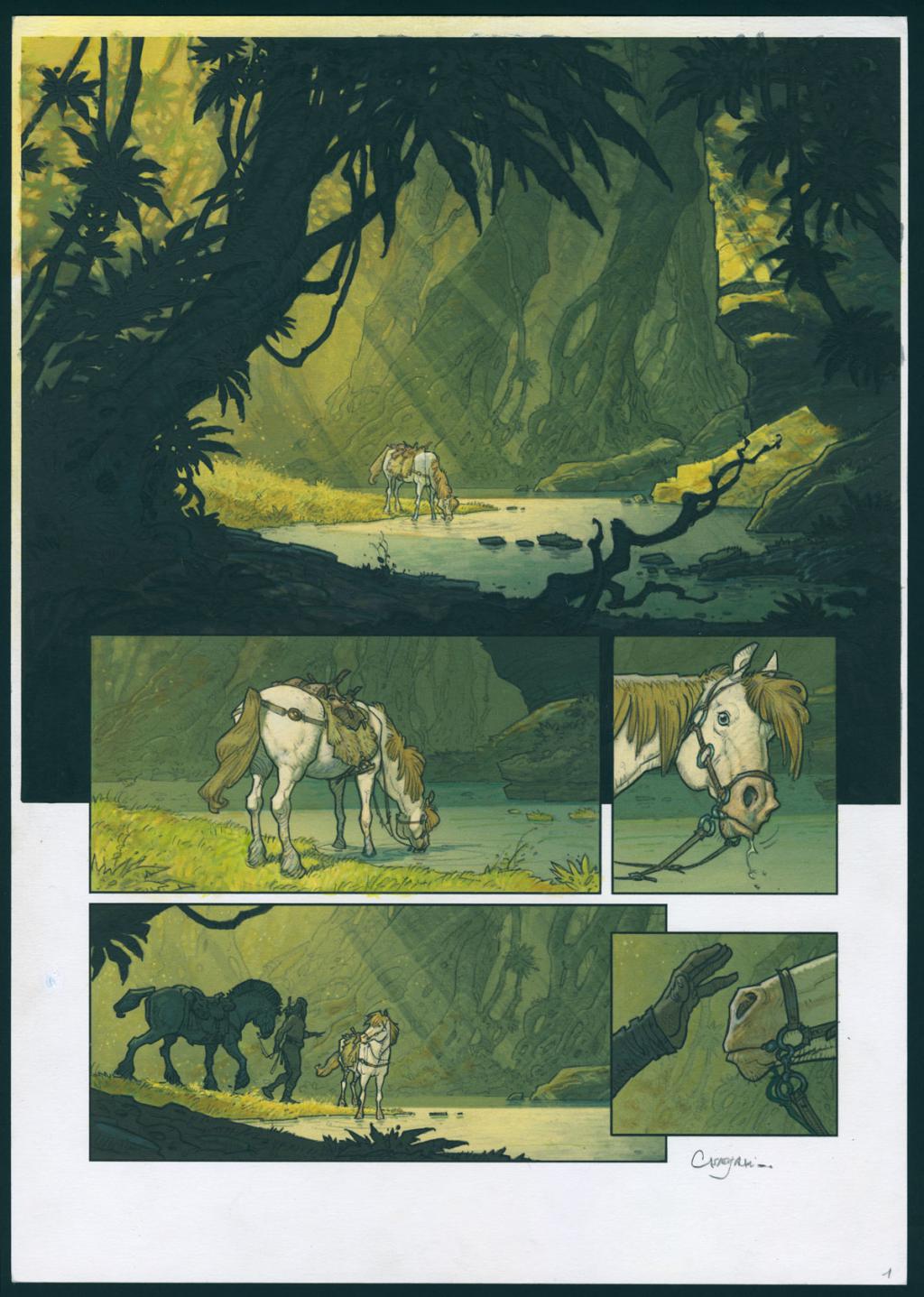 Planche originale n°1 - Didier Cassegrain - Technique mixte - 6437