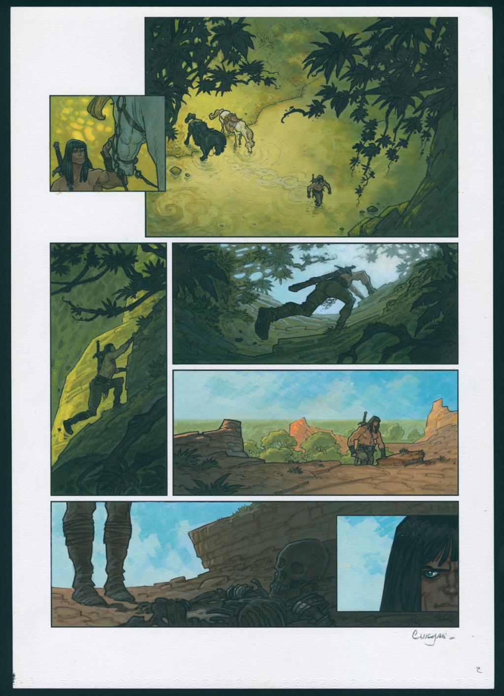 Planche originale n°2 - Didier Cassegrain - Technique mixte - 4572