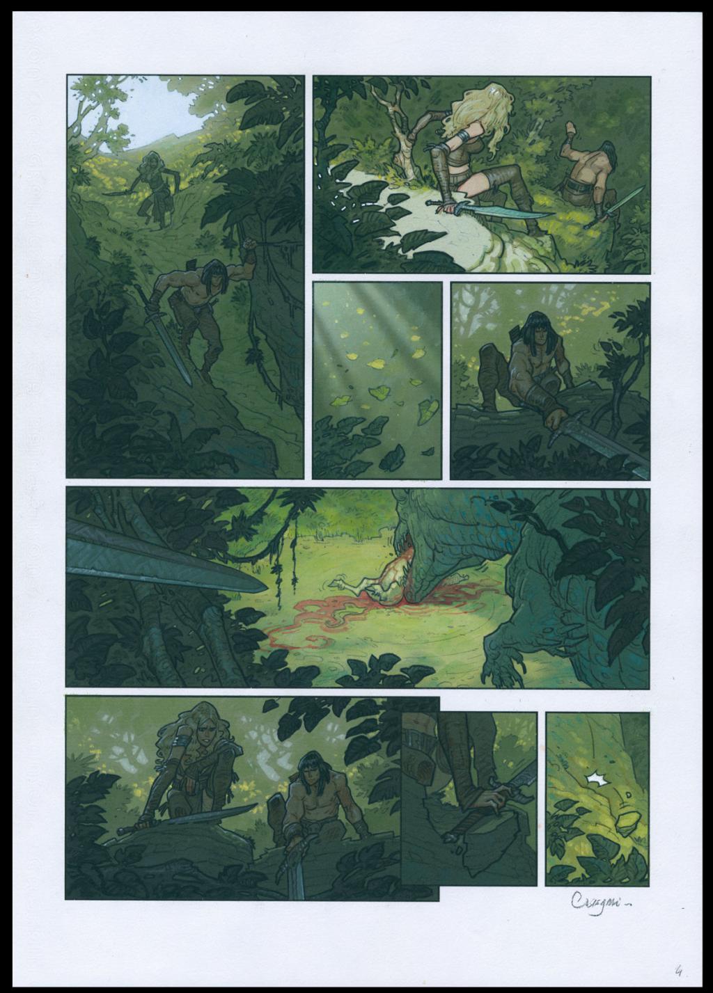 Planche originale n°4 - Didier Cassegrain - Technique mixte - 4571