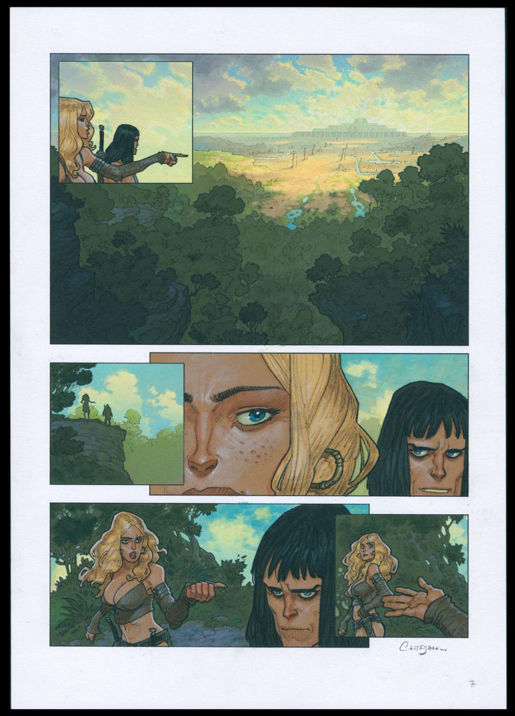 Planche originale n°7 - Didier Cassegrain - Technique mixte - 4913