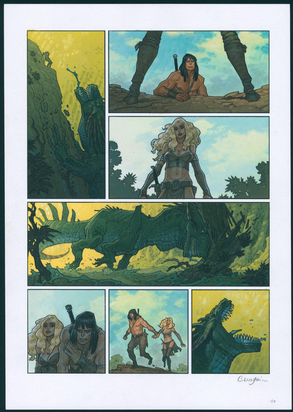 Planche originale n°10 - Didier Cassegrain - Technique mixte - 4569