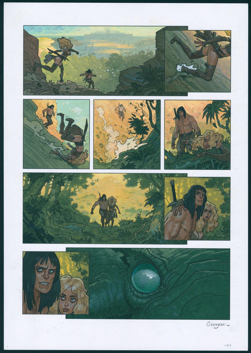 Planche originale n°11 - Didier Cassegrain - Technique mixte - 4568