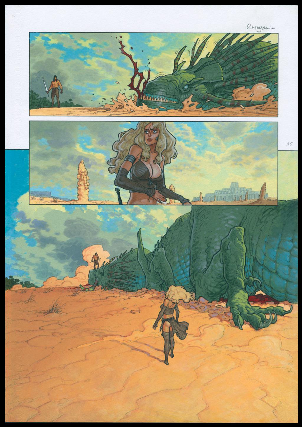 Planche originale n°15 - Didier Cassegrain - Technique mixte - 5634