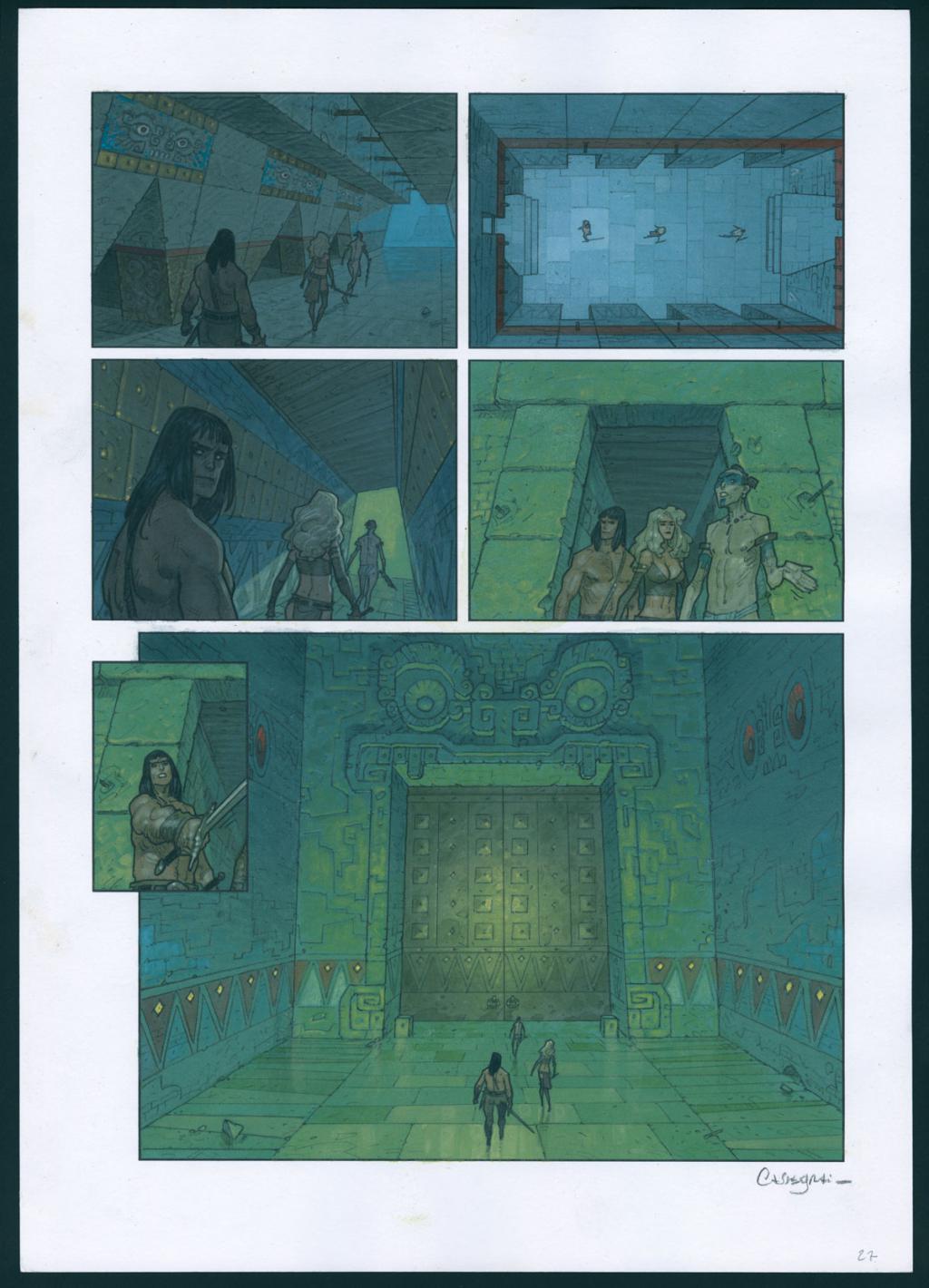 Planche originale n°27 - Didier Cassegrain - Technique mixte - 4564