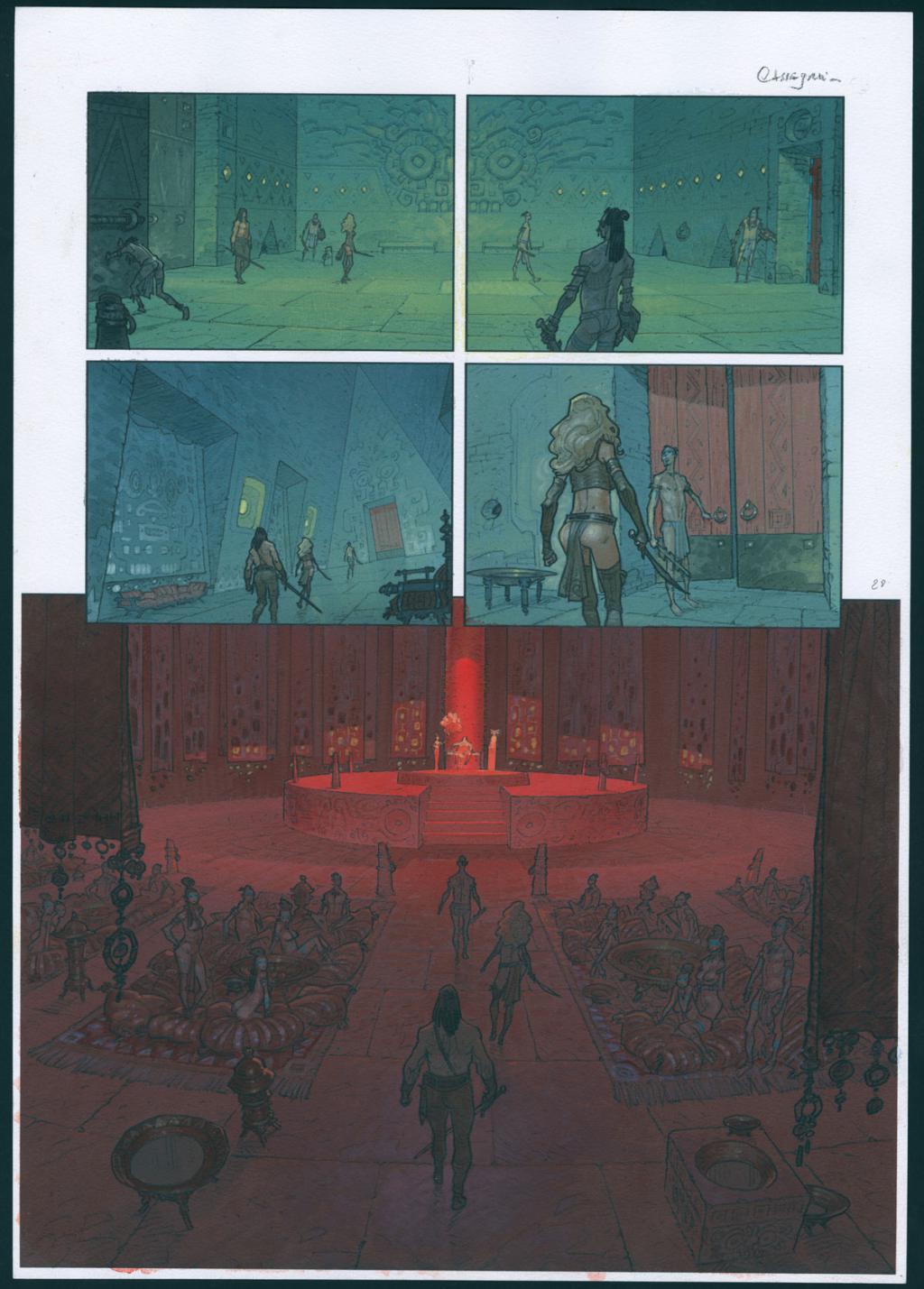 Planche originale n°28 - Didier Cassegrain - Technique mixte - 4563