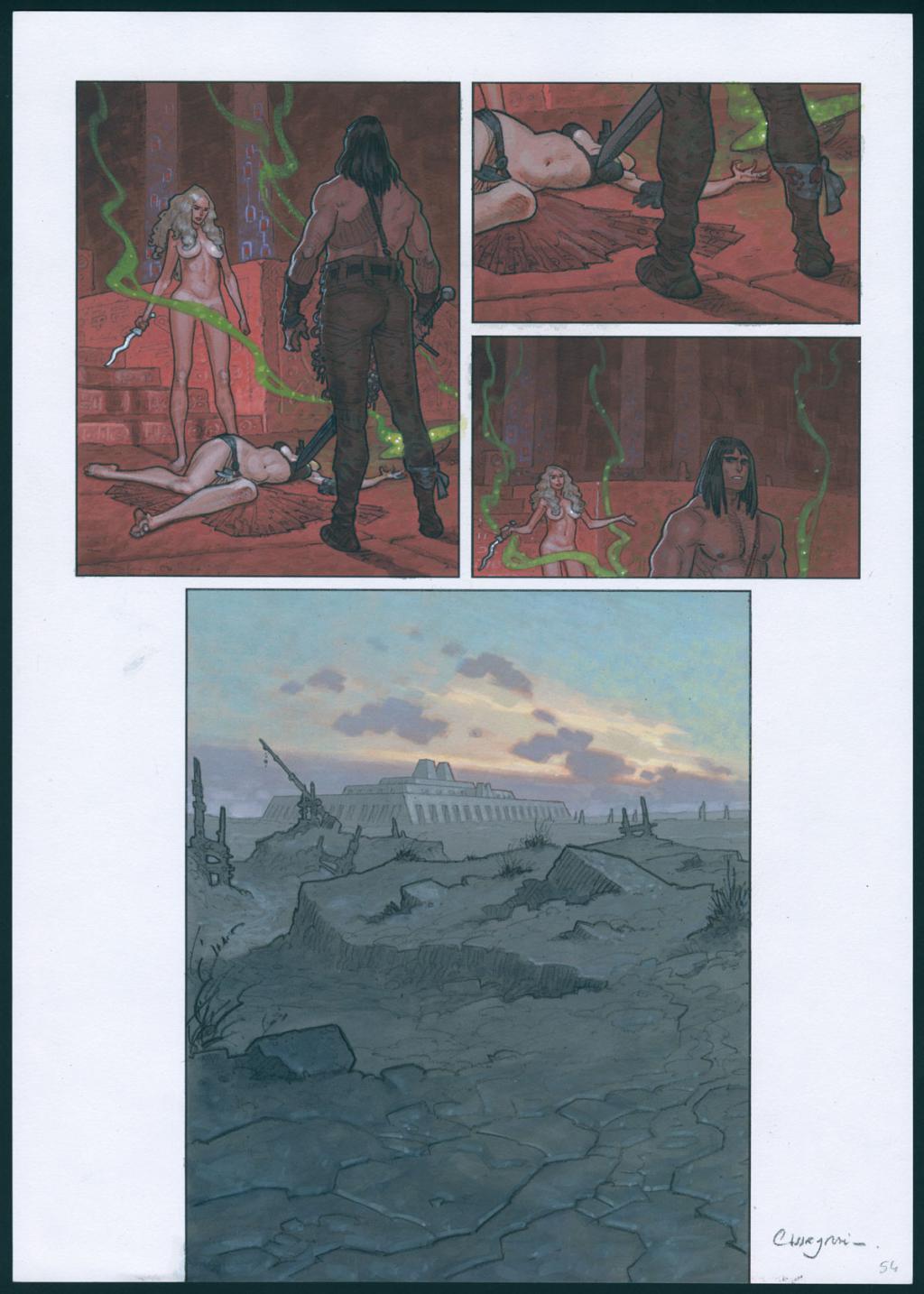 Planche originale n°54 - Didier Cassegrain - Technique mixte - 5631