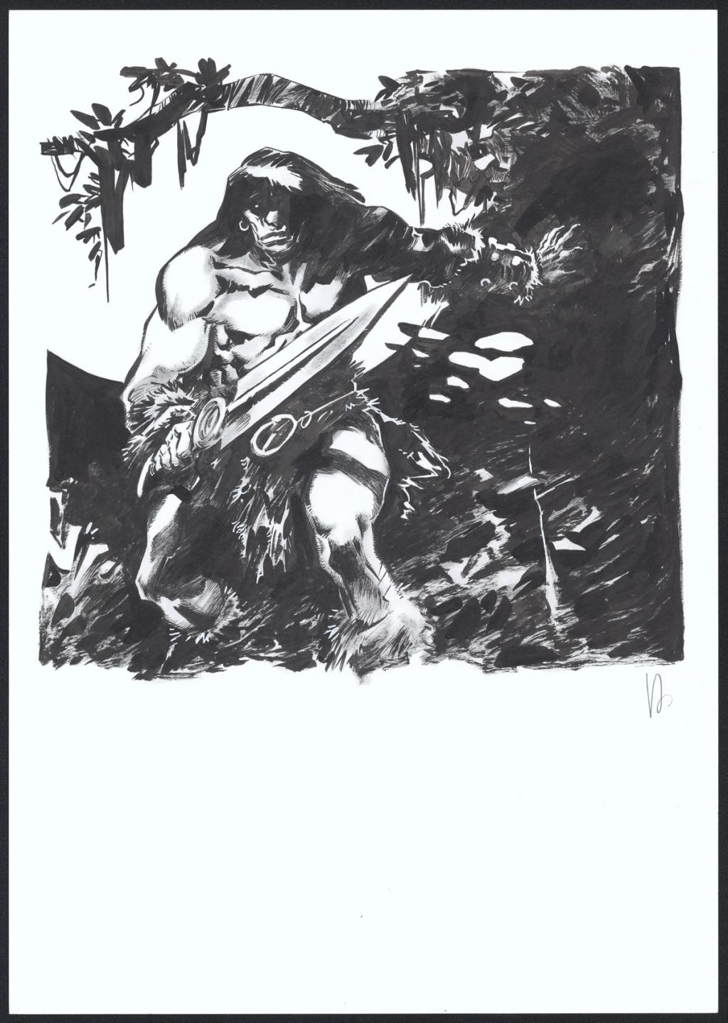 Illustration originale - Virginie Augustin - Encre de Chine sur papier - 4559