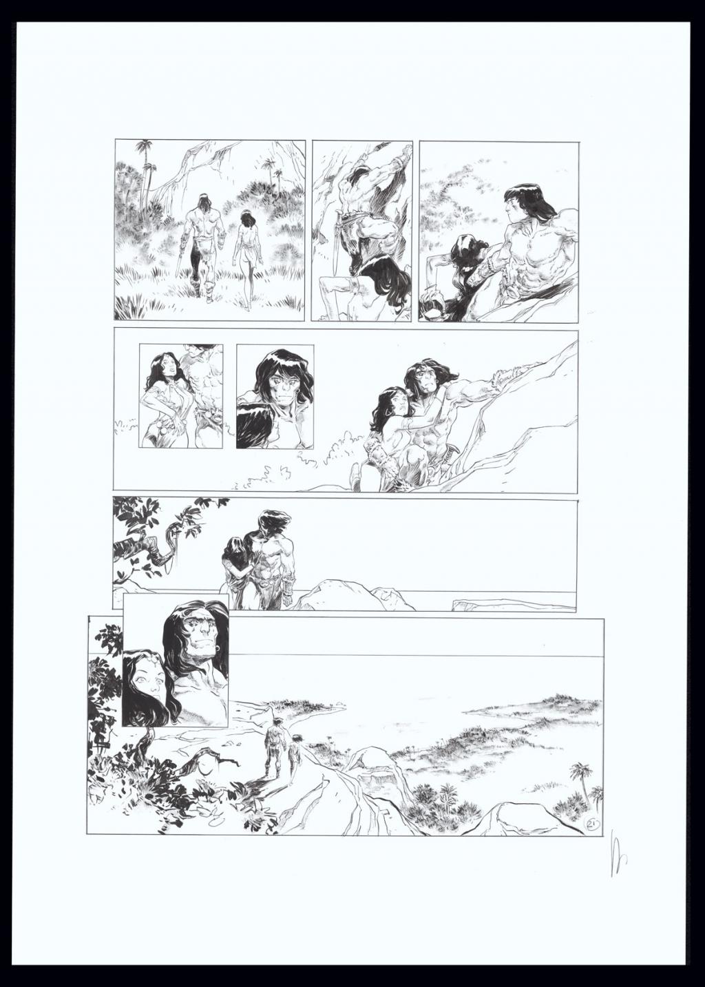 Planche originale n°21 - Virginie Augustin - Encre de Chine sur papier - 4557