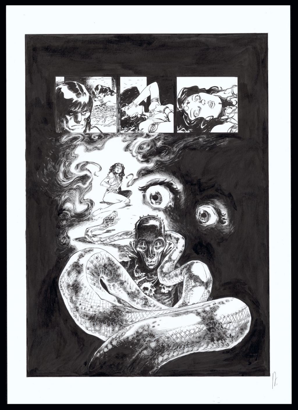 Planche originale n°24 - Virginie Augustin - Encre de Chine sur papier - 4958