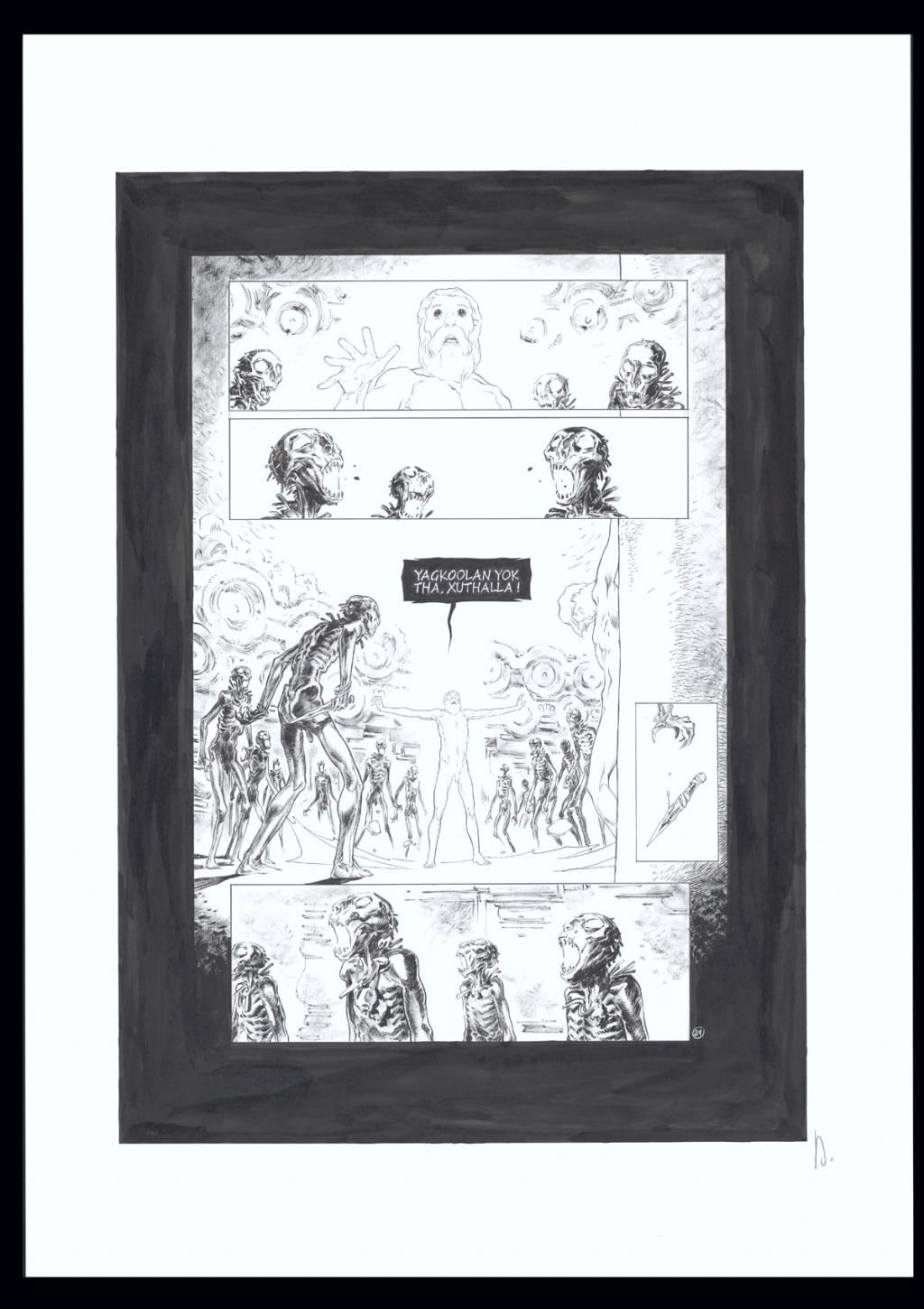 Planche originale n°27 - Virginie Augustin - Encre de Chine sur papier - 4936