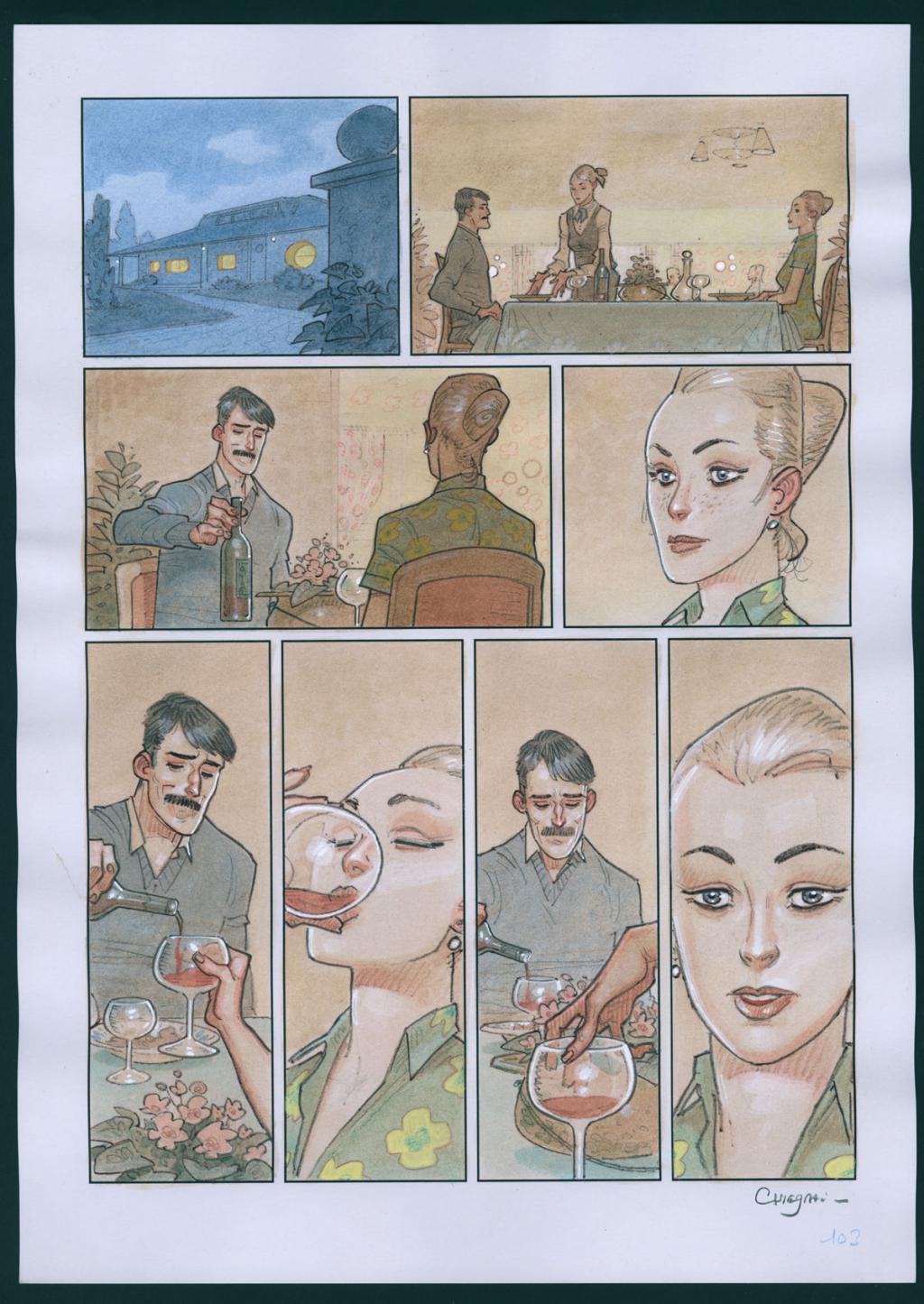 Planche originale N°103 - Didier Cassegrain - Technique mixte - 5637