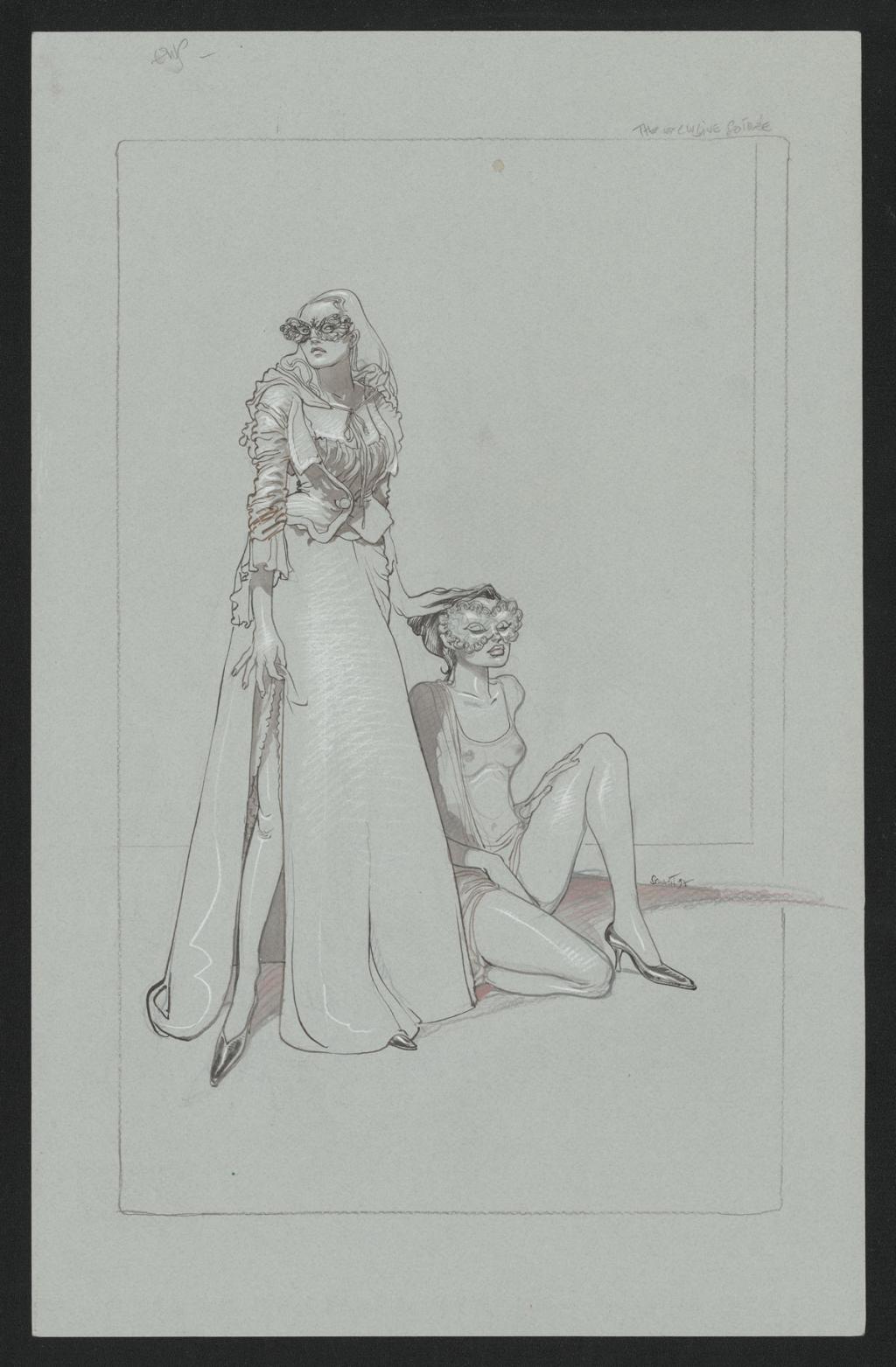 Concept art, An Exclusive Party, pour Eyes Wide Shut de Stanley Kubrick - Sylvain Despretz - Technique mixte sur papier - 5098