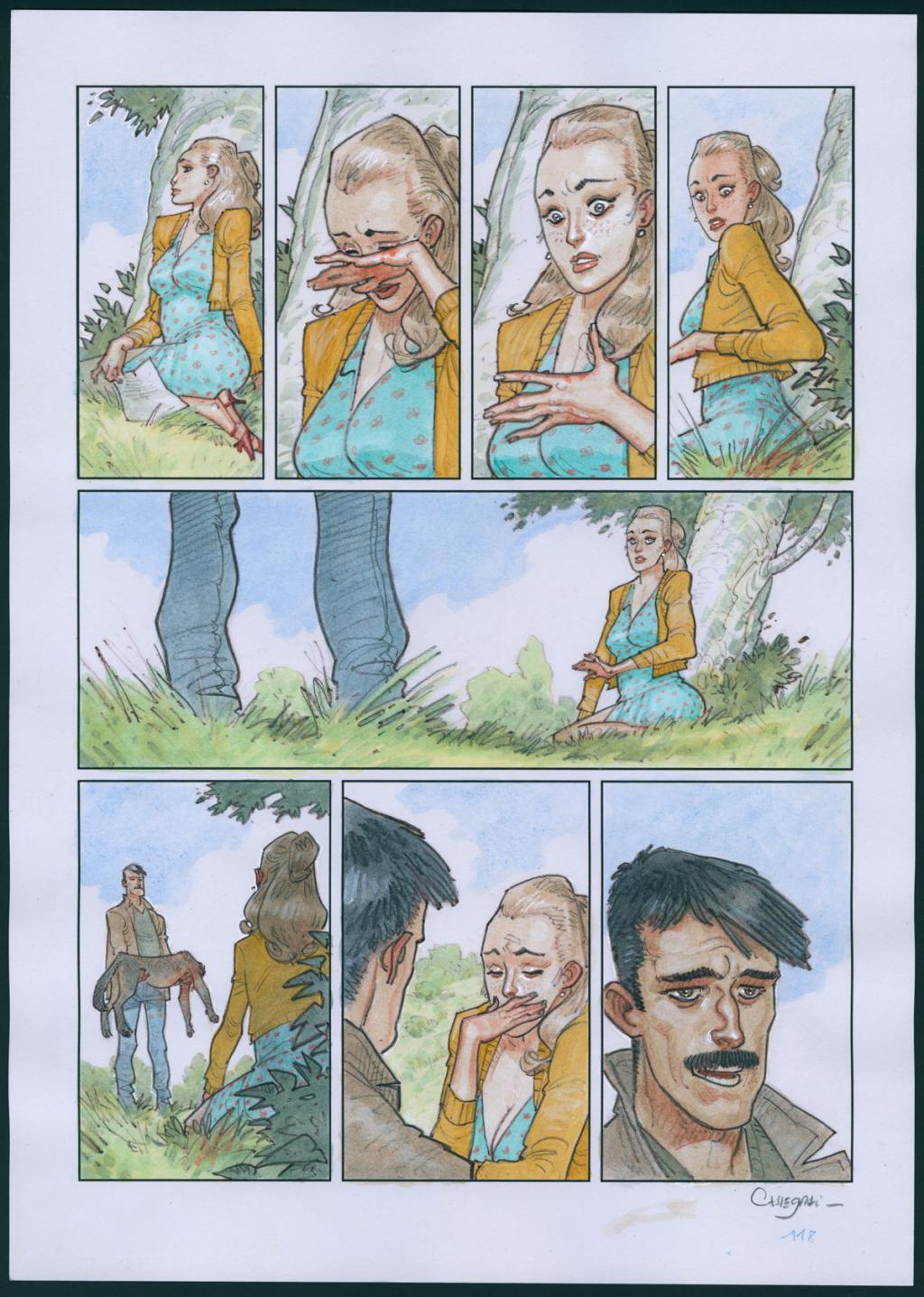 Planche originale  N°118 - Didier Cassegrain - Technique mixte - 4754