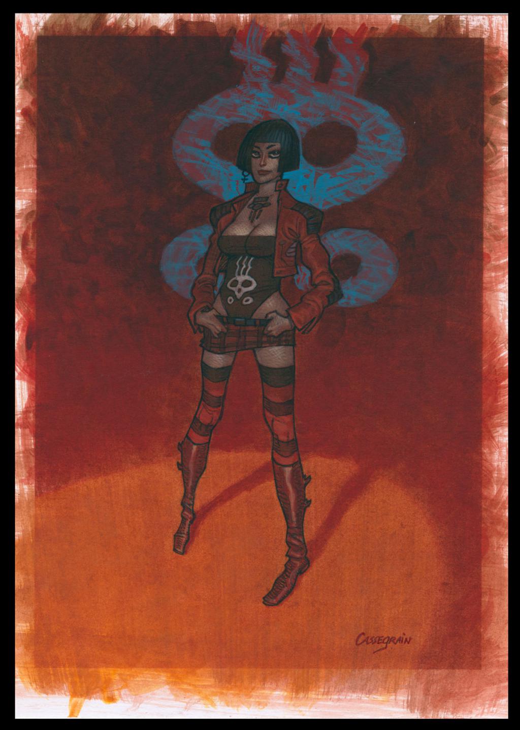 Illustration originale
" Carmen Mc Callum - Didier Cassegrain - Technique mixte - 4757