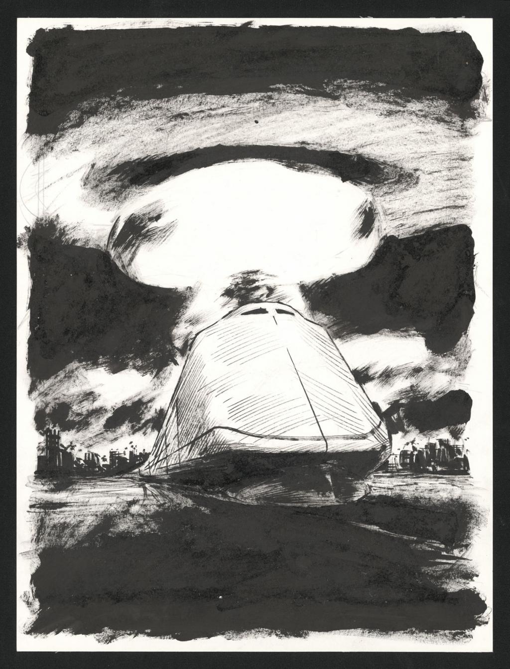 Couverture originale - Jean-Marc Rochette - Encre de Chine sur papier - 5642