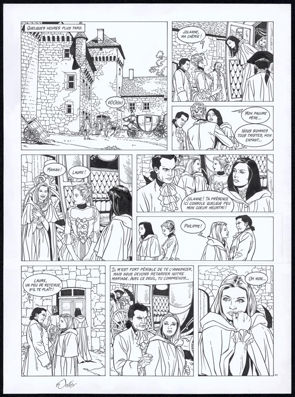 Planche originale n°11 - Francis Vallès - Encre de Chine sur papier - 4375