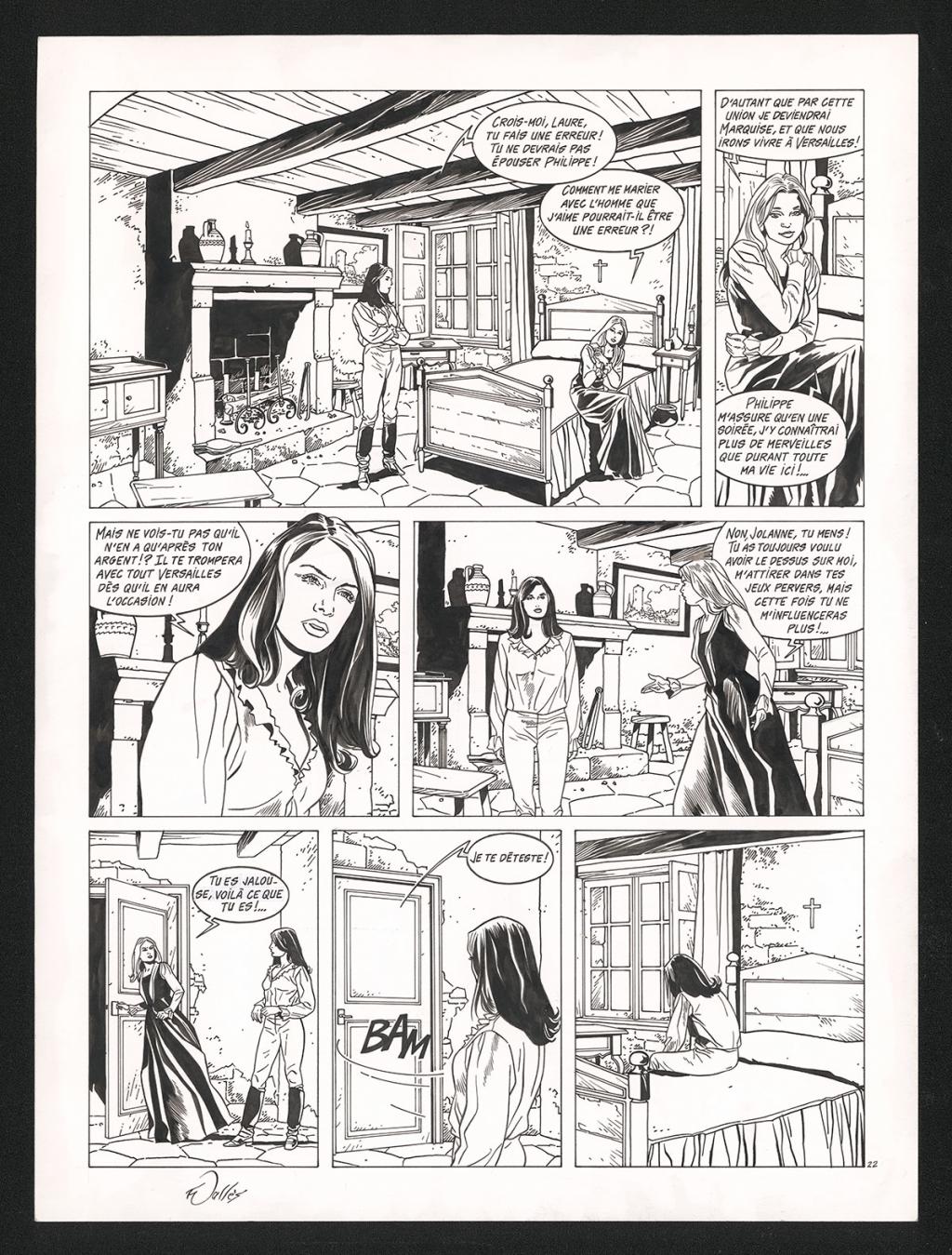 Planche originale n°22 - Francis Vallès - Encre de Chine sur papier - 4373