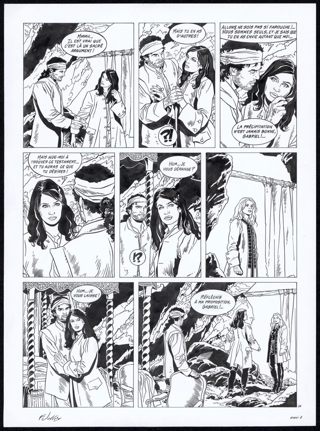 Planche originale n°26 - Francis Vallès - Encre de Chine sur papier - 4370